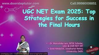 UGC NET Exam 2025 Top Strategies for Success in the Final Hours #ugcnet2025