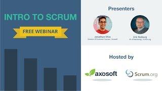 Intro to Scrum Webinar - Presented by Axosoft & Scrum.org