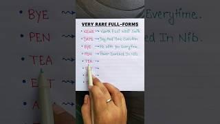 Rare Full-Forms  #britishenglish #americanenglish #ieltsspeaking #englishvocabulary #esl #usa #uk