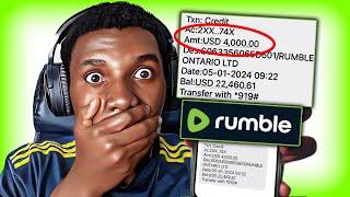 Earn $4,652 Online With New Rumble Niche In 2024 | Full Tutorial