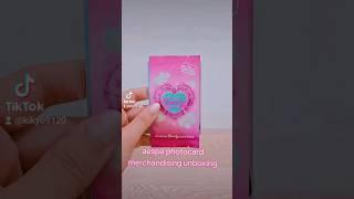 aespa photocard merchandising unboxing  #aespa