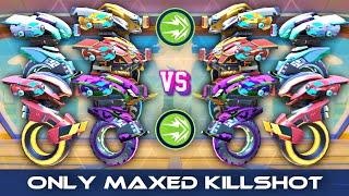 ONLY THE SKILL WINS - All Maxed Killshot Battle - Mech Arena