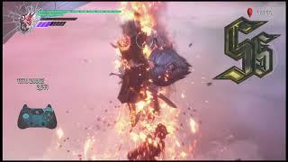 Devil May Cry 5 - Dante Balrog Bantam combo ending in Shippu Jinraikyaku (SSS)