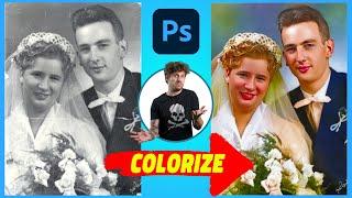 HOW TO COLORIZE OLD PHOTOS in Photoshop