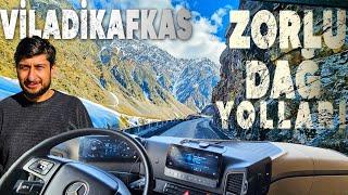 TIR BOYUNDA KARLI YOL / VİLADİKAFKAS DAĞ YOLLARI !  OSMANLI 'DAN KALMA TÜNELLER ZORLU YOLLAR  #ets2