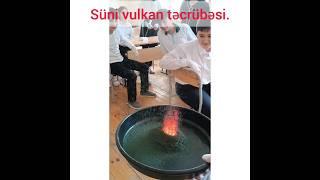 Süni vulkan yarandı. “Müasir şagird layihəsi” -2 #kimya #agma #chemistry #gkmb