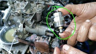 how to fuel pump solenoid system // 1hz diesel pump solenoid