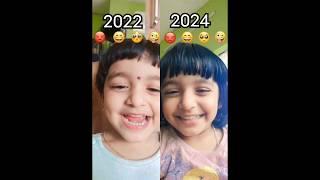 Emoji Challenge2022 vs 2024 #shorts #youtubeshorts