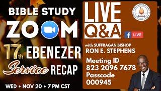 Zoom Interactive Bible Study (Wednesday, November 20, 2024)