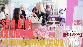 Spa Girl Cocktail interviewed at #DorisBergman's 10th Luxury Lounge & Party #BergmanTVGold2019