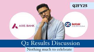 Axis Bank & Kotak Bank Q2FY25 results: Average kind, nothing much to celebrate