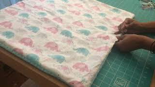 Easy Baby Blanket Tutorial for Beginners / Tutorial Sencillo Para Hacer Una Manta De Bebé