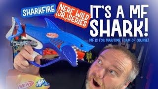 Look out for sharks!!! New Nerf Wild Sharkfire Easy-Play Blaster Review!