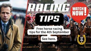 Horse Racing Tips Today Wednesday 4Th  September top picks today