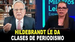 ¡Inédito! César Hildebrandt HUMILLA a Milagros Leyva por preguntar sobre el periodismo en el Perú