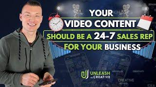 Your Video Content Should Be a 24-7 Sales Rep For You and Your Business!