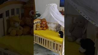 Baby Teddy 12 in 1 Multifunctional Baby Crib | Baby Cot | Toddler Bed