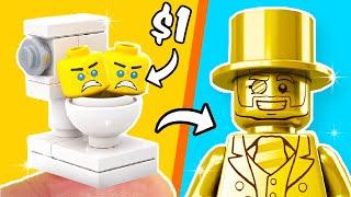 $1 vs $1,000,000 LEGO!