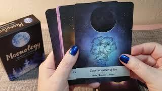 Moonology Oracle Cards, Tarot Flip Through