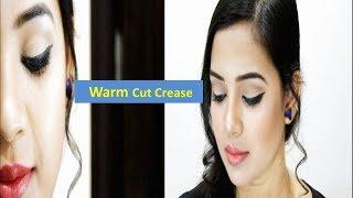 Warm Cut Crease Tutorial | Nude Makeup Tutorial |  Makeup Topics With Garima S