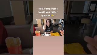 Really awesome funny question guys ahhahahahaha subscribe for more would you rather questions