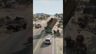 Realistic Highway Car Crashes #59 | BeamNG.Drive