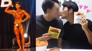 Gay couple prank,Competition is over!Give my hard-worked boyfriend a gift full of his favorite bread