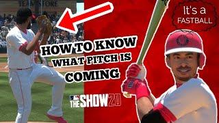 HOW TO KNOW WHAT PITCH YOUR OPPONENT IS THROWING! MLB THE SHOW HITTING TIPS: RECOGNIZING PITCHES