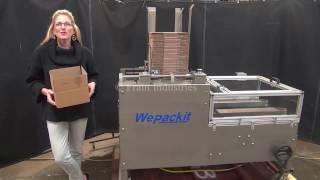 Wepackit Model 720 Mini Series Automatic Case Erector Demonstration