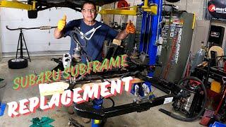 Subaru Outback front subframe replacement OEM parts