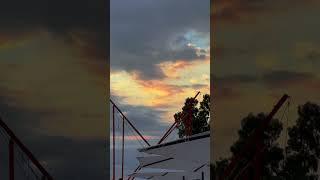 Look the beautiful sunset #photography #sunsetvideos #streetvideos