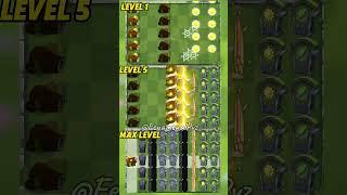 Power of Coconut Cannnon Level 1 to Max Vs Gravestones Plants Vs Zombies 2 || plantsvszombies2