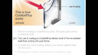 How ComfortPlus low E glass works