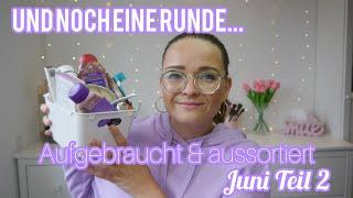 Müll, Müll, Müll, ist alles was ich habe...  | Aufgebraucht & aussortiert Teil 2 | Juni | Simplybee