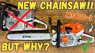 The Brand New STIHL MS400.1! WHY is this CHAINSAW different?