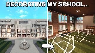 DECORATING MY PRIVATE SCHOOL IN BLOXBURG (Part 2)