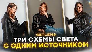 ТРИ ПРОСТЫХ СХЕМЫ СВЕТА В СТУДИИ от GETLENS / Как фотографировать в студии?