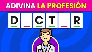 Adivina la Profesión / Oficio SIN VOCALES ‍️‍‍️| Test de Agilidad Mental 