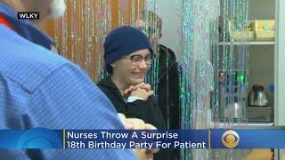 Hospital Nurses Throw Surprise Birthday Party For Cancer Patient: 'It Made Me Kind Of Tear Up A Bit'