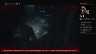 Resident Evil 2 Gameplay Live: ZMAM Show takes on the zombie horde!! Pt1