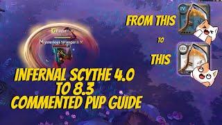 infernal scythe is so good after the buff | zero to hero | ALBION ONLINE | PVP GUIDE | SOLO MISTS