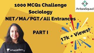 1000 MCQ Series Part 1 | UGC NTA- NET JRF Sociology 2020 | Mock Test