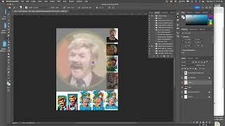 3  Using Sketching and Rotoscoping to Finish the Base Painting Layer in Adobe Photoshop