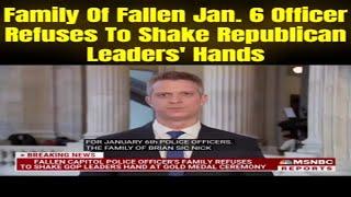 Family Of Fallen Jan. 6 Officer Refuses To Shake Republican Leaders' Hands #politics  #gop