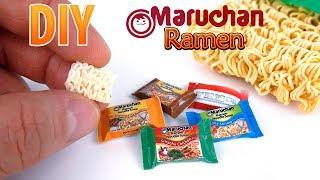 DIY Realistic Miniature Maruchan Ramen Noodle Soup| DollHouse accessories and Toys for Barbie