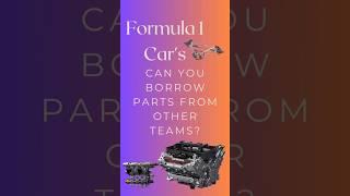 Borrowed parts in a F1 car this year