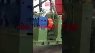 XK-300 rubber open mixing mill loading for my Poland customer