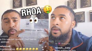 Adam Ali Instagram Live   RHOA, Cheating and a Gun!