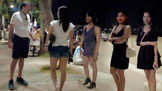 Pattaya Beach Road Freelancers, Night Walk Scenes | Thailand