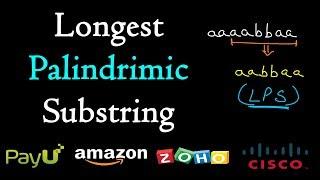 Longest palindromic substring | Dynamic programming